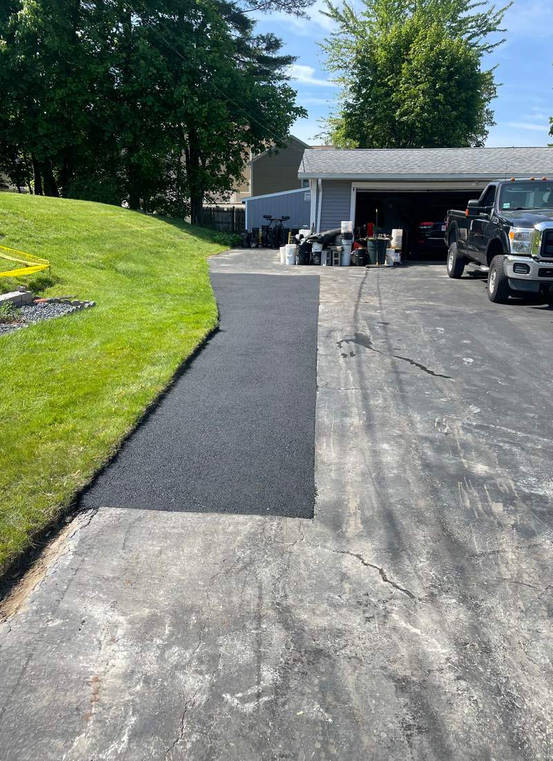 Driveway resurfacing project